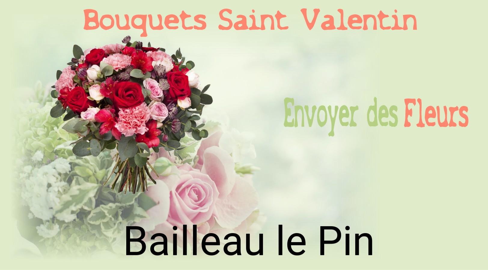 Roses de Saint-Valentin livrées à Bailleau-le-Pin